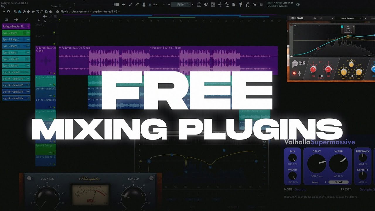 Free mixing and mastering tools