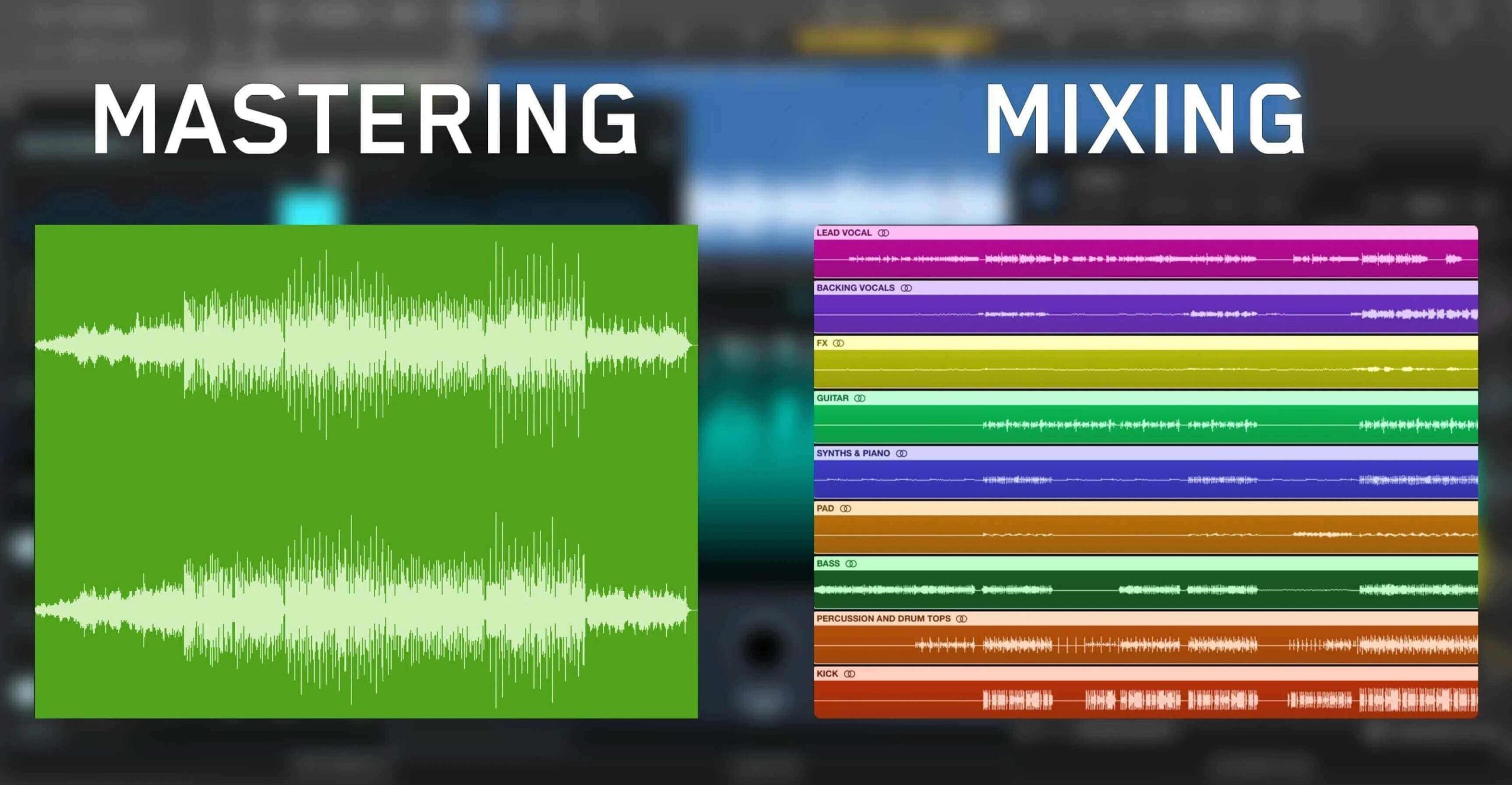 Difference between mixing and mastering
